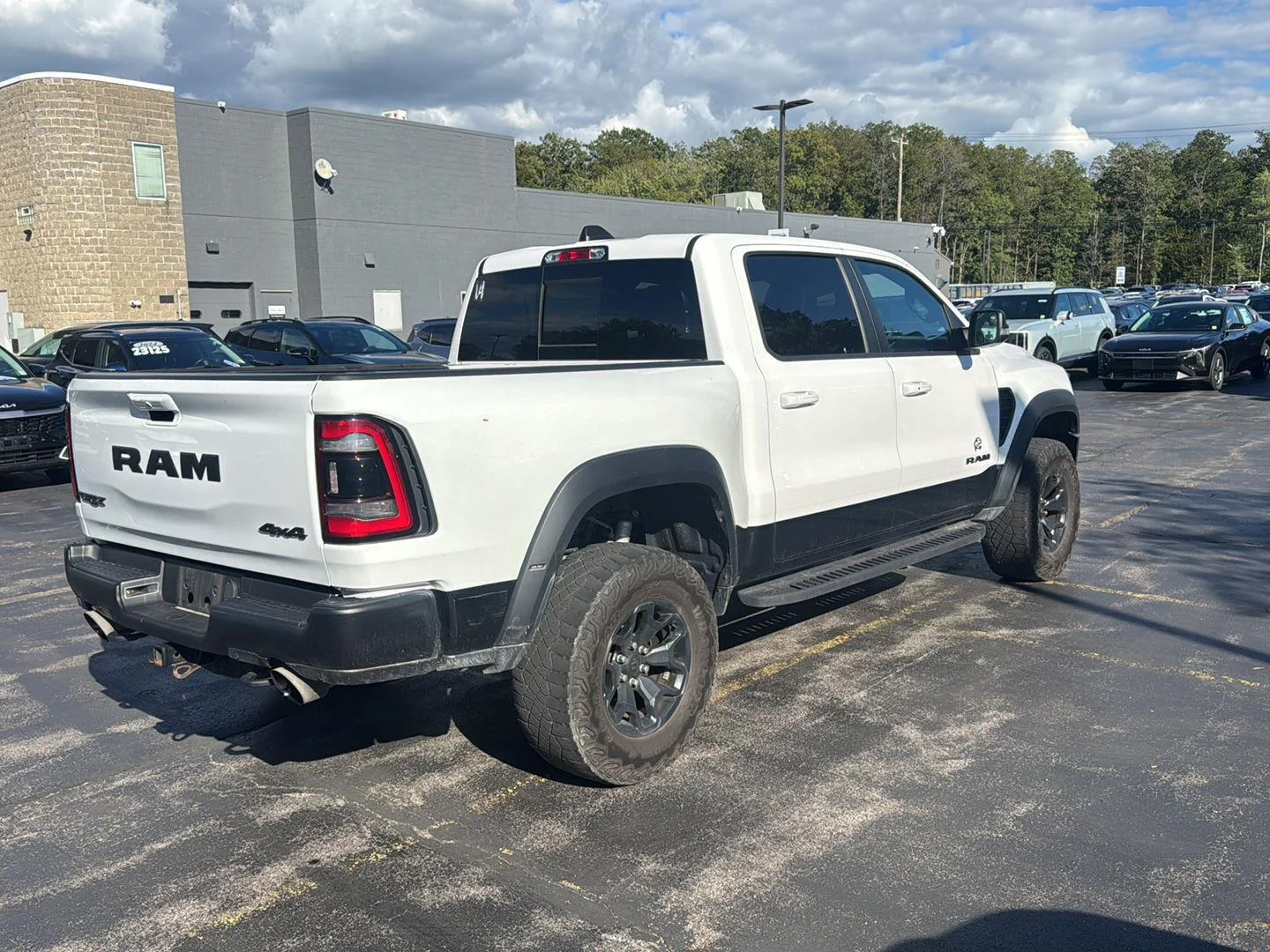 Used 2021 Bright White Clearcoat Ram TRX image 9