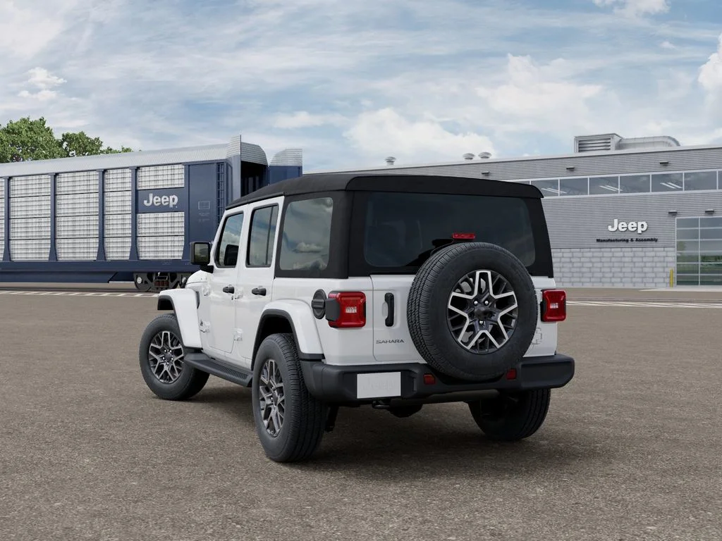 New 2027 Bright White Clearcoat Jeep Sahara image 3