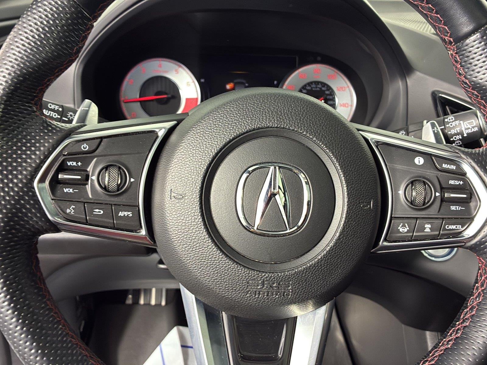 Used 2021 Platinum White Pearl Acura SH-AWD w/A-SPEC image 39