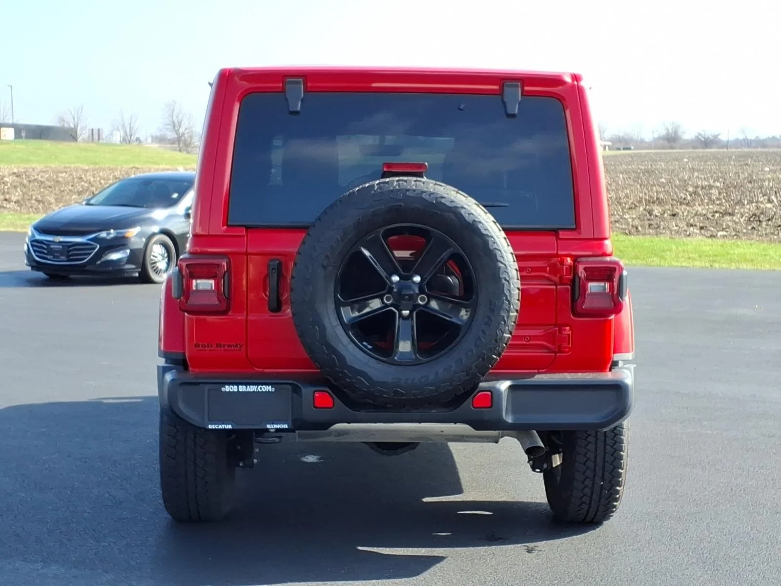 Used 2023 Firecracker Red Clear Coat Jeep Sahara image 13