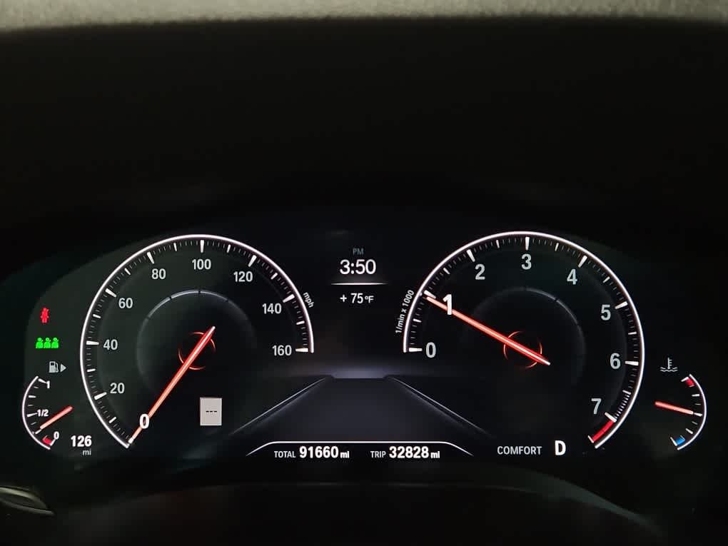 Used 2019 Bluestone Metallic BMW 540i xDrive image 12