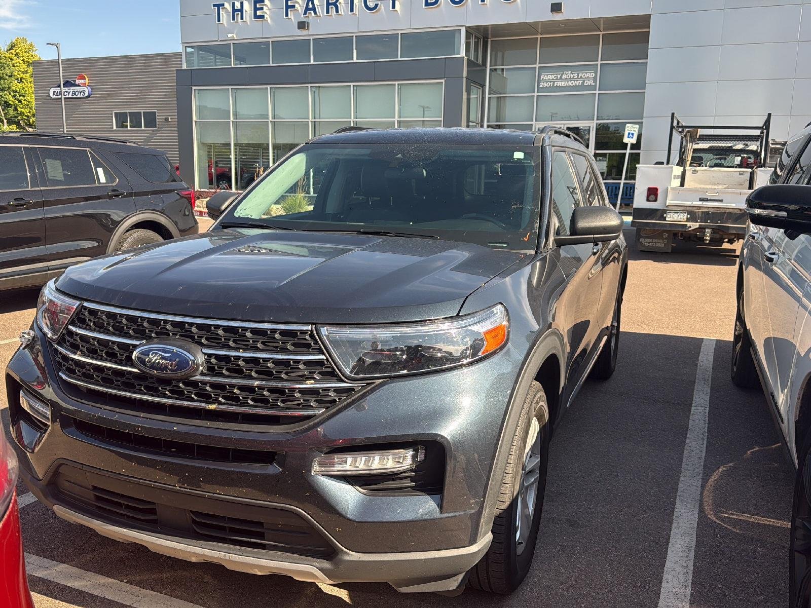 Used 2024 Stone Blue Ford XLT image 1