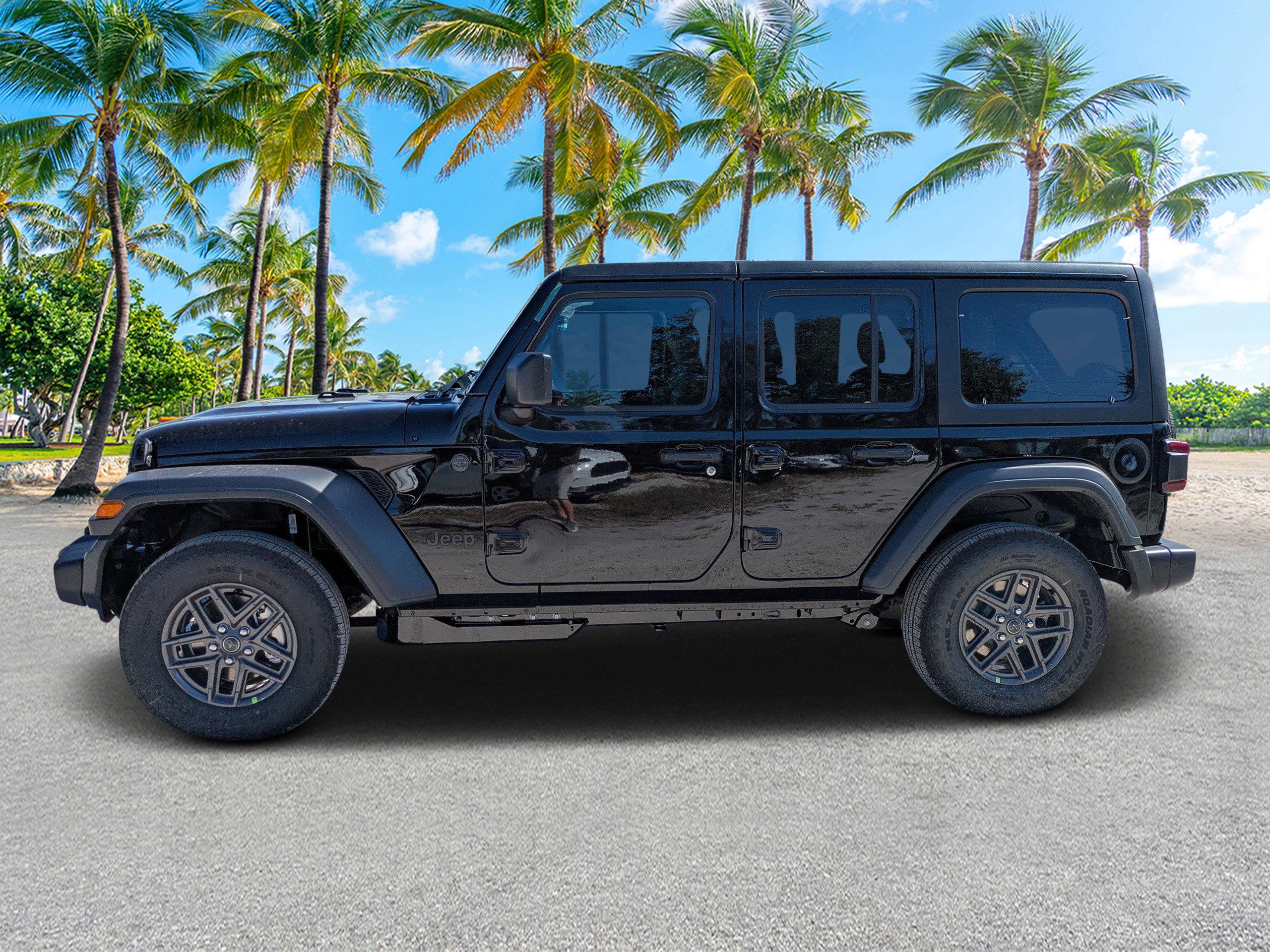 New 2026 Black Clear-Coat Exterior Paint Jeep Sport S image 6