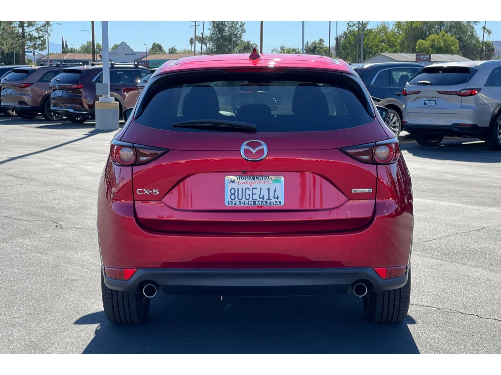 Used 2020 SOUL RED CRYSTAL Mazda Touring image 5