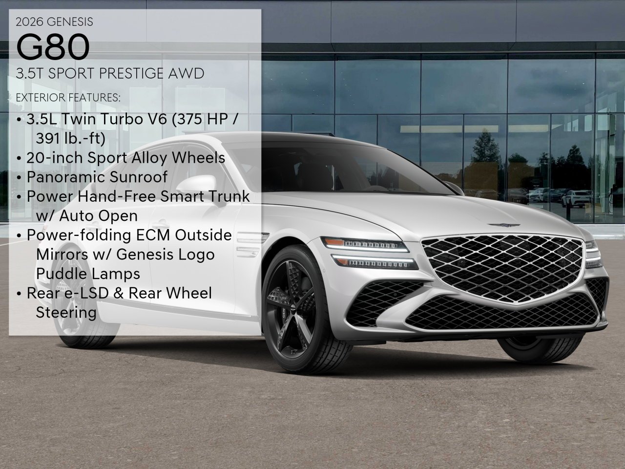 New 2026 Uyuni White Genesis 3.5T SPORT PRESTIGE image 3