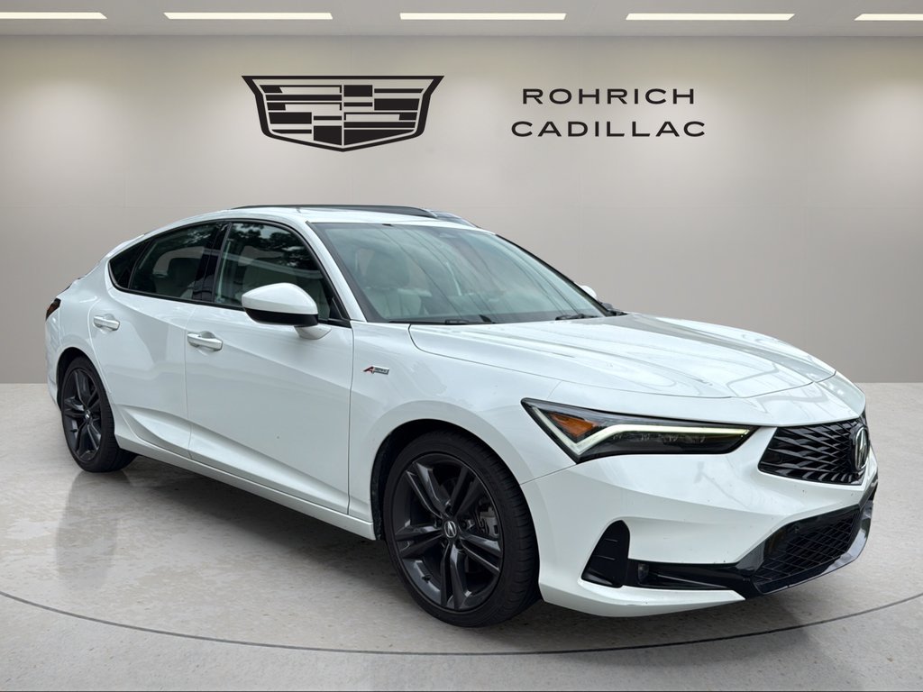 Used 2023 Platinum White Acura w/A-Spec Package image 3