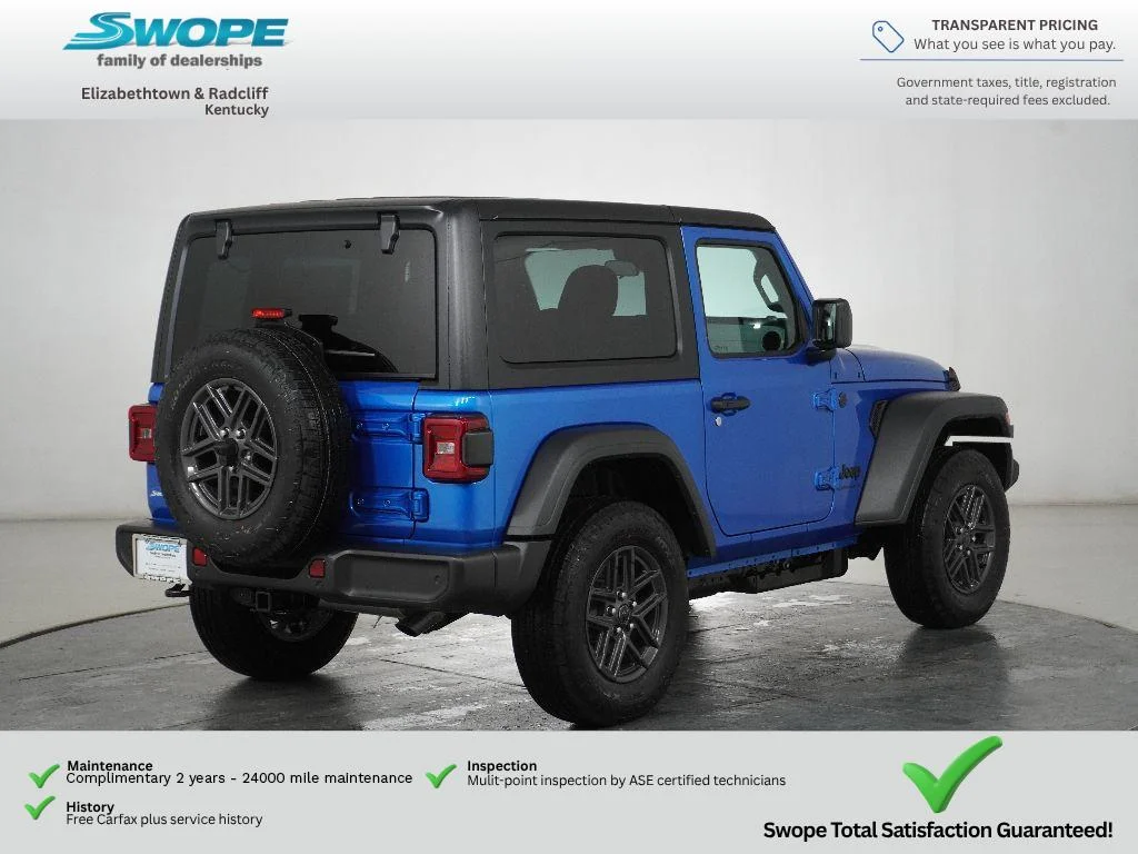 New 2026 Hydro Blue Pearl-Coat Exterior Paint Jeep Sport S image 15