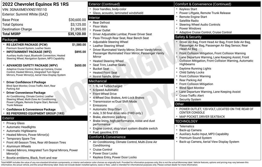 Certified Used 2022 White Chevrolet RS image 26
