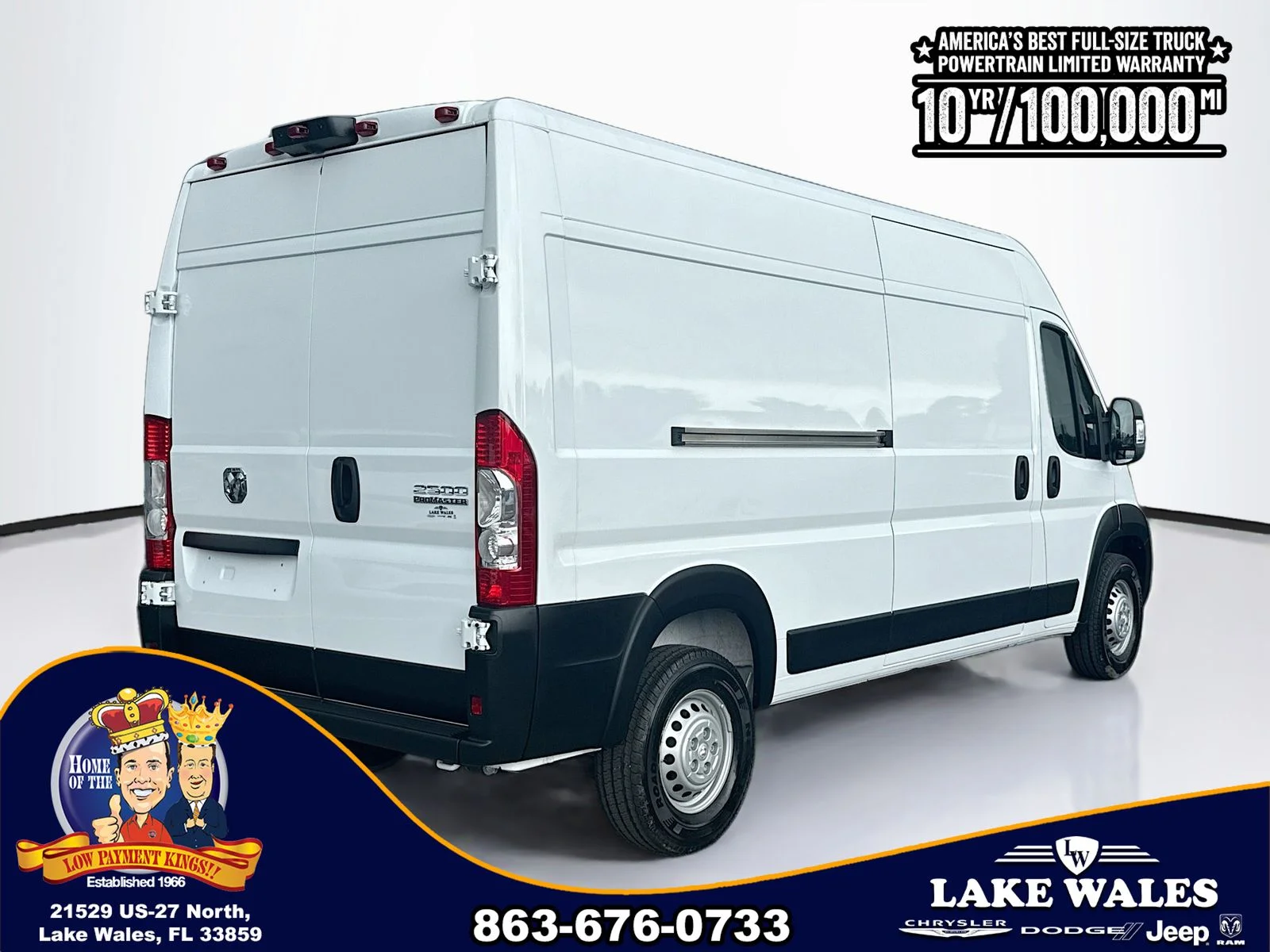 New 2026 Bright White Clear-Coat Exterior Paint RAM  image 6