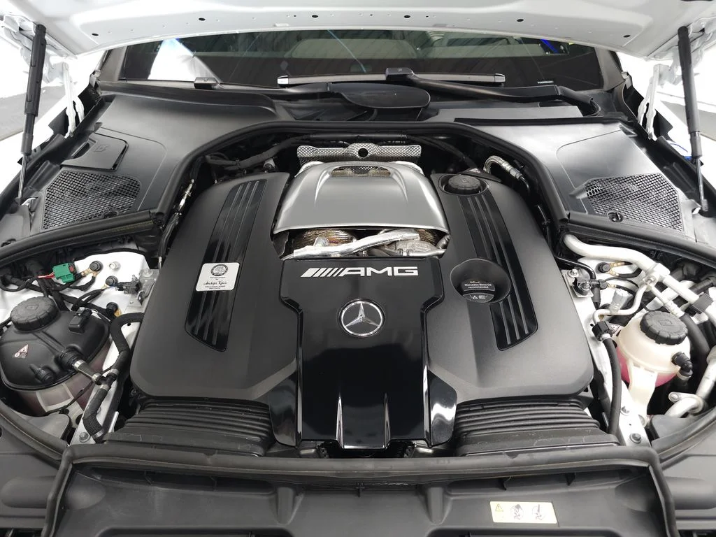 Certified Used 2024 MANUFAKTUR Moonlight White Metallic Mercedes-Benz S 63 E AMG® image 39