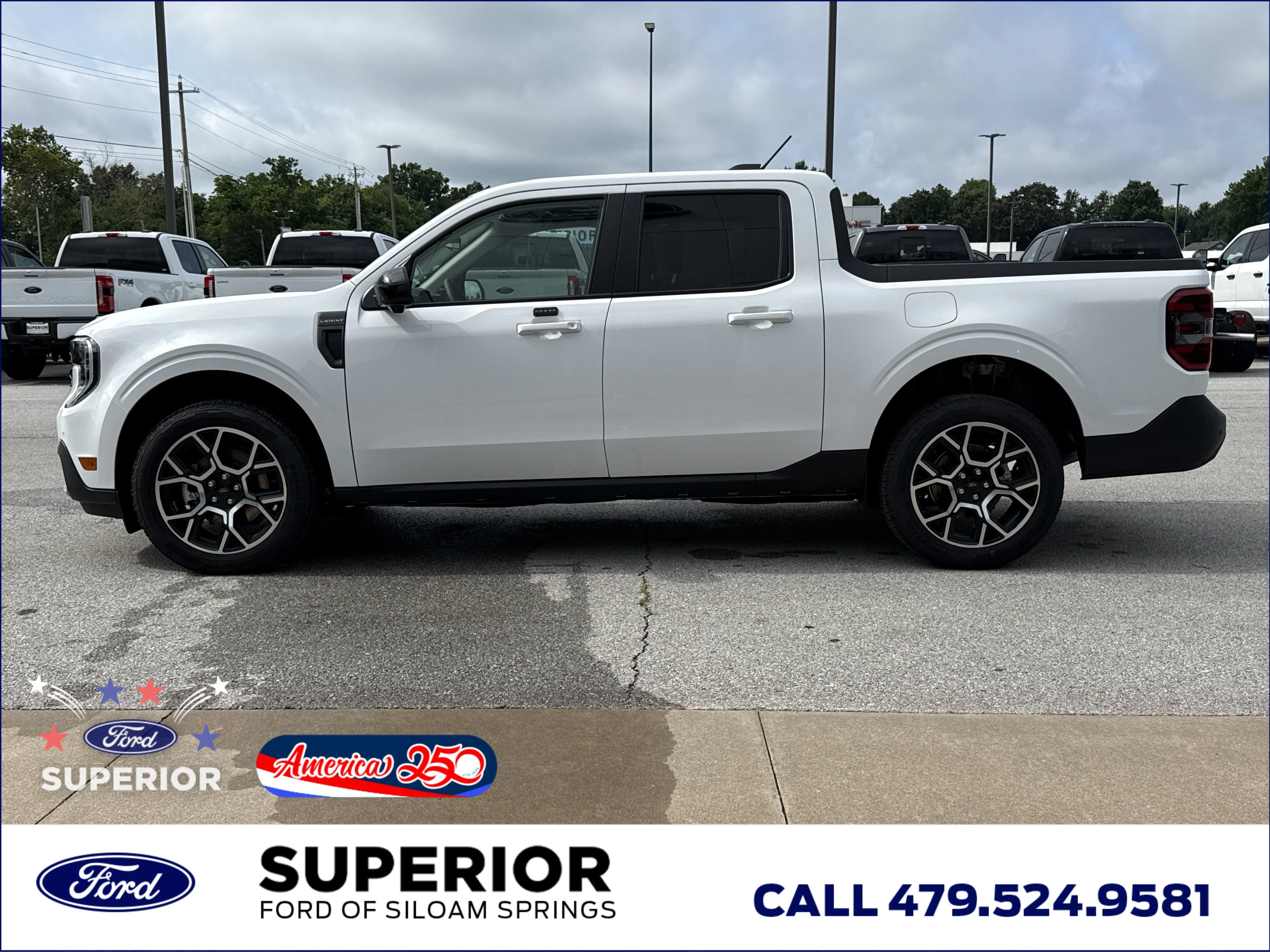 New 2026 Oxford White Ford Lariat AWD image 12