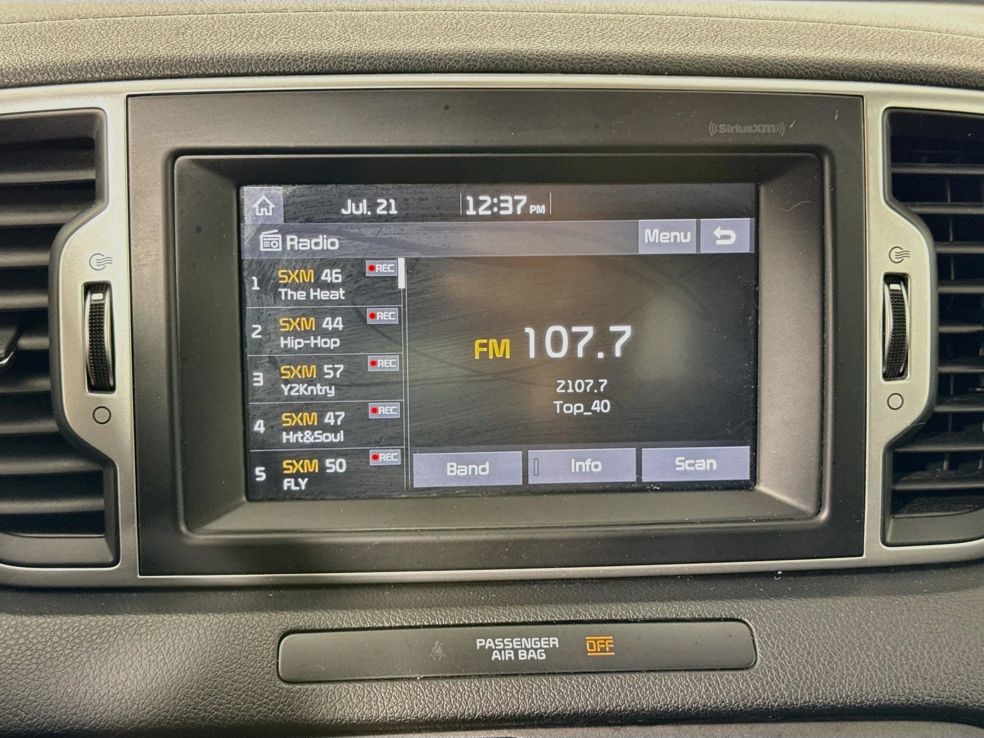 Used 2019 Clear White Kia LX image 14