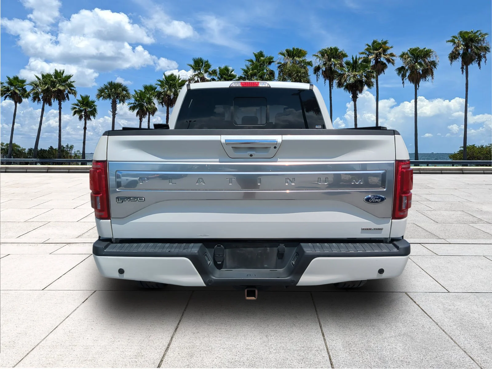 Used 2015 White Platinum Metallic Tri-Coat Ford Platinum image 7