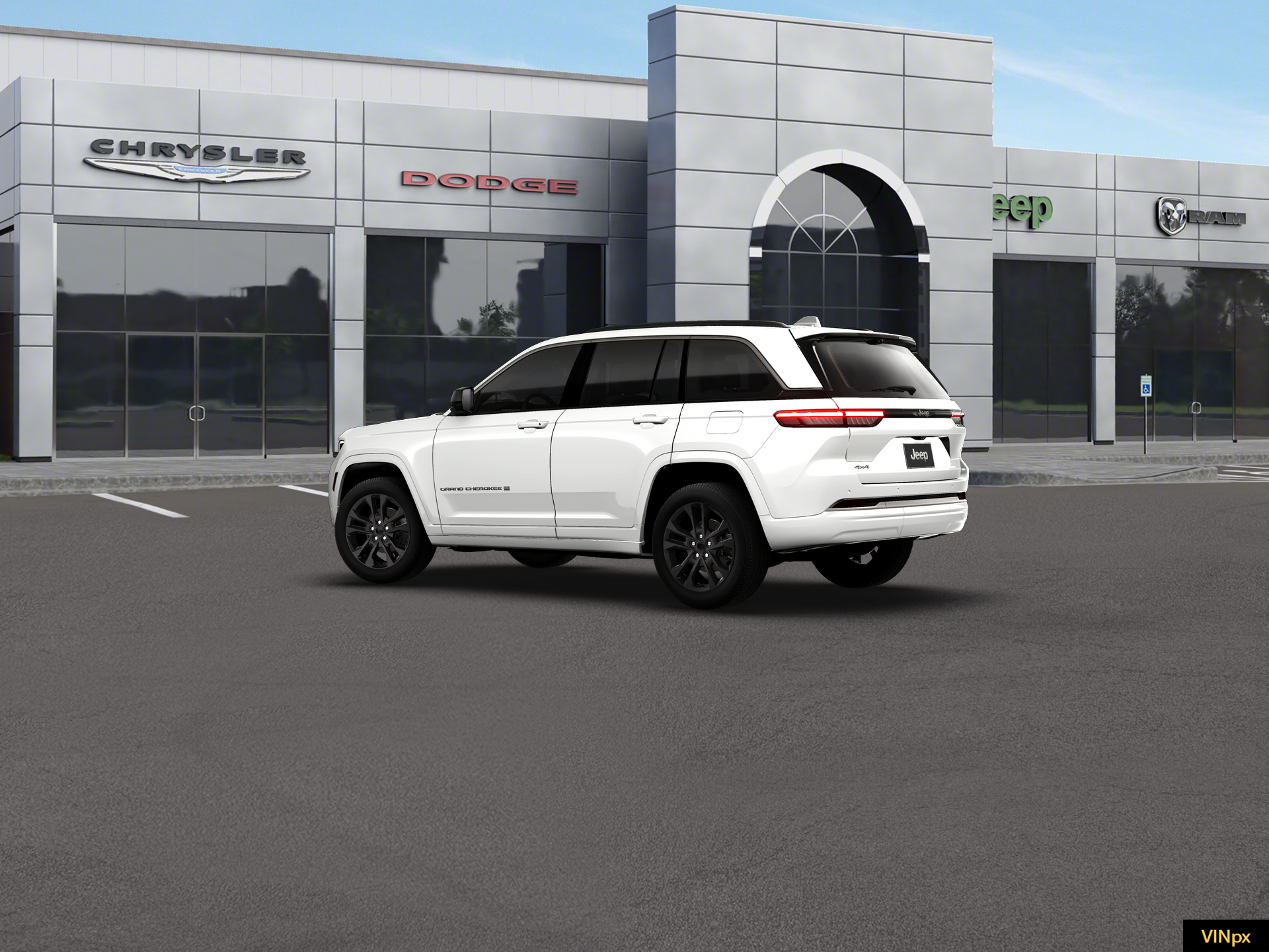 New 2026 Bright White Clear-Coat Exterior Paint Jeep Limited Reserve image 16