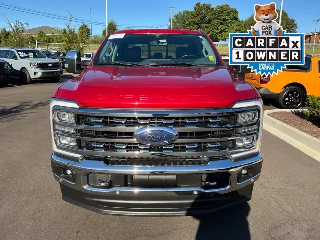 Used 2023 Rapid Red Metallic Tinted Clearcoat Ford Lariat image 2