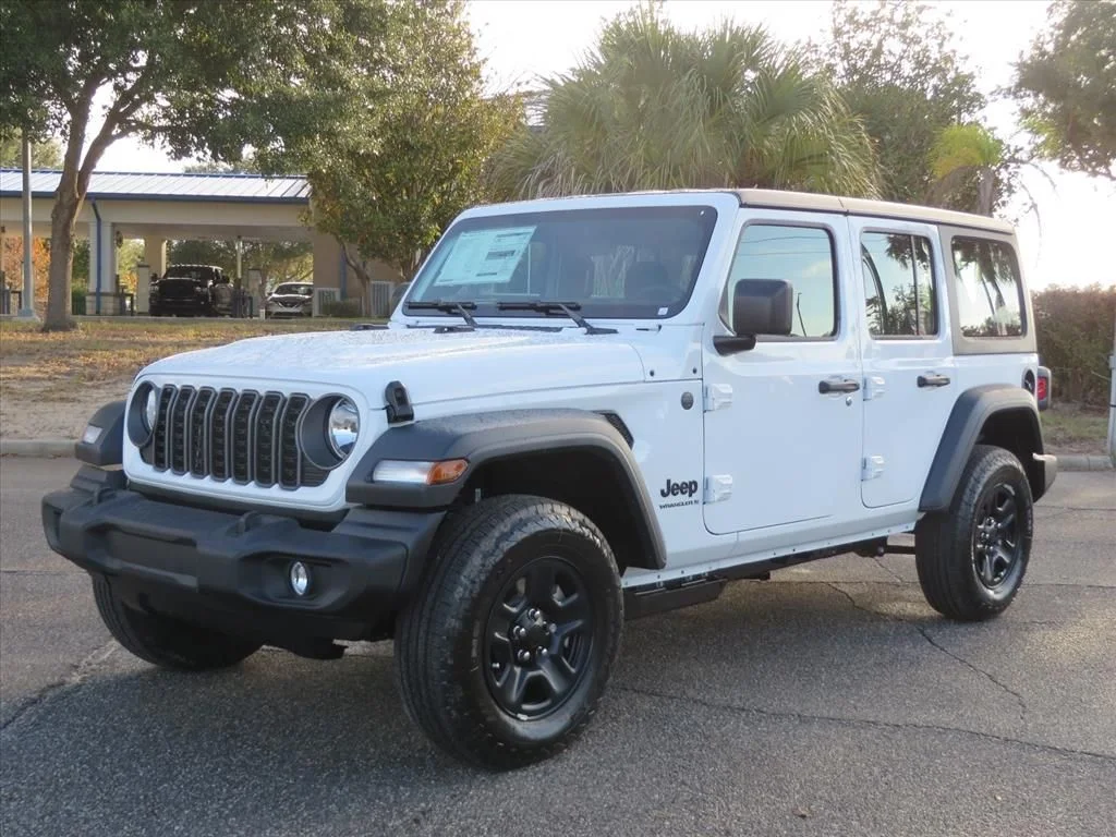 New 2026 Bright White Clearcoat Jeep Sport image 3