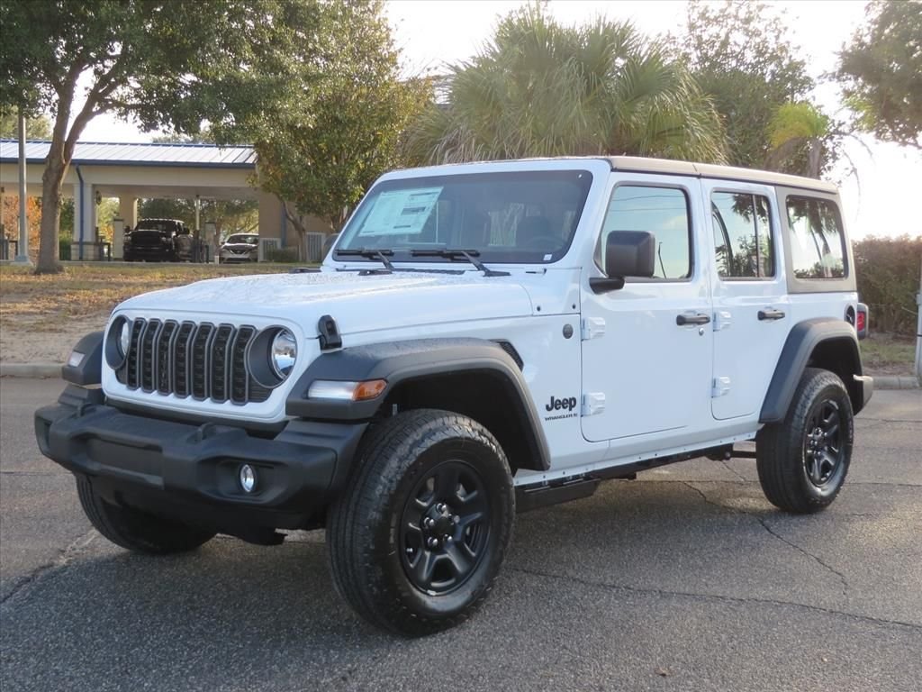 New 2026 Bright White Clear-Coat Exterior Paint Jeep Sport image 3