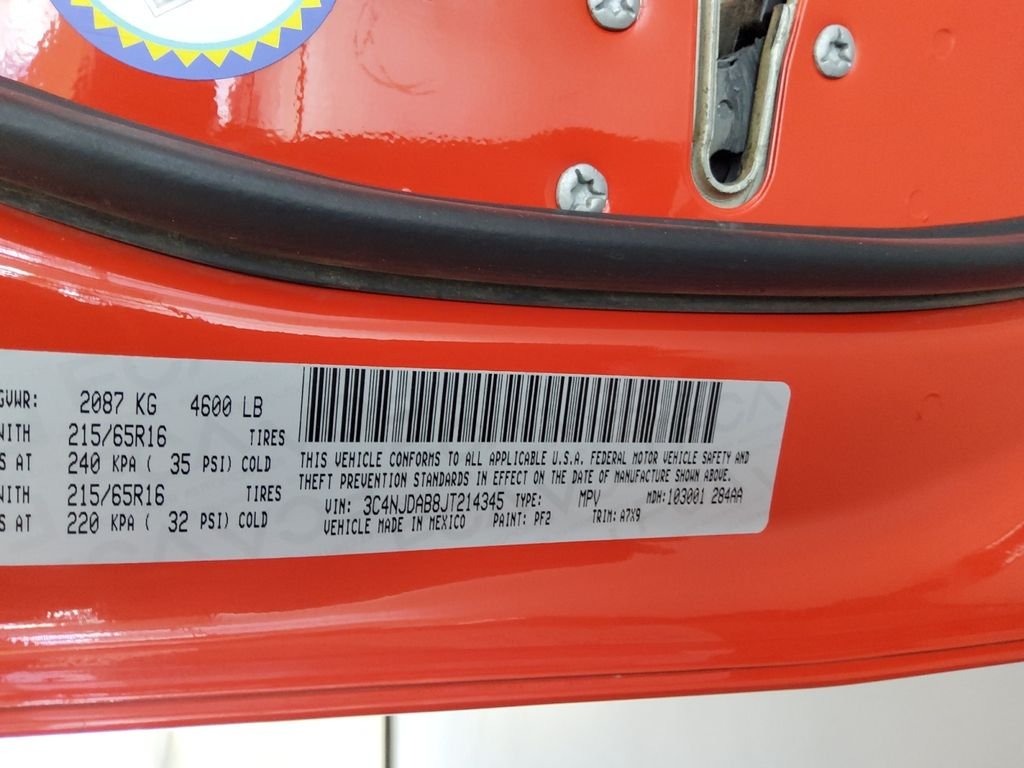 Used 2018 Orange Jeep Sport image 20