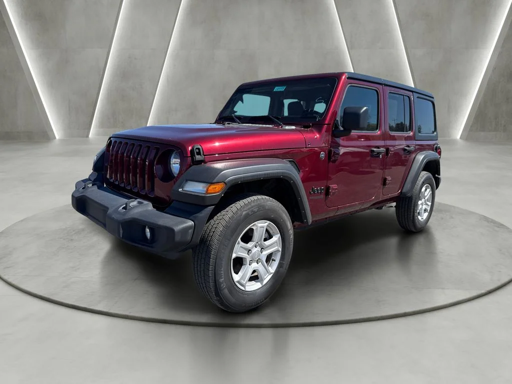 Used 2022 Red Jeep Unlimited Sport S image 3