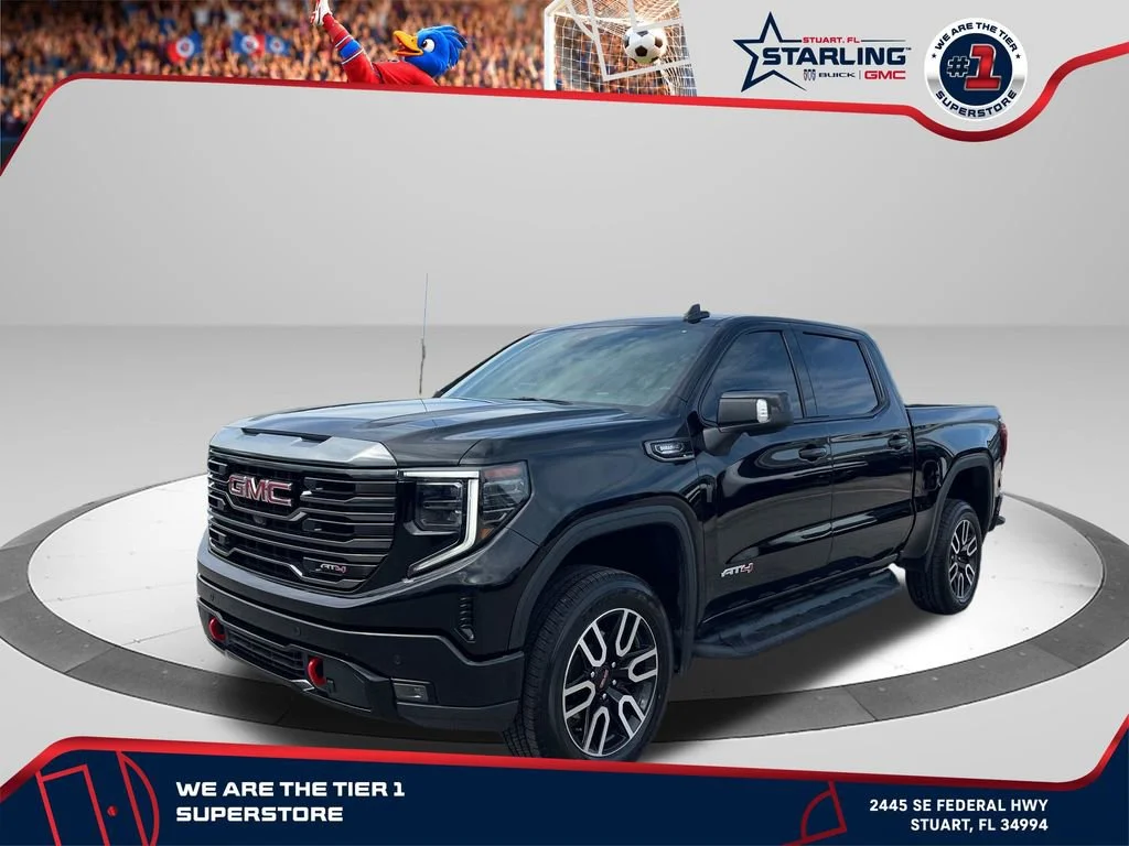Used 2023 Onyx Black GMC AT4 image 1