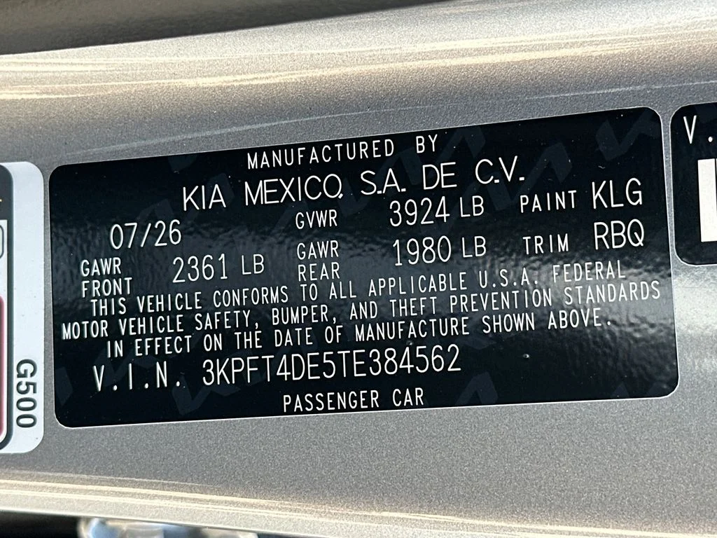 New 2026 Gray Kia LXS image 31