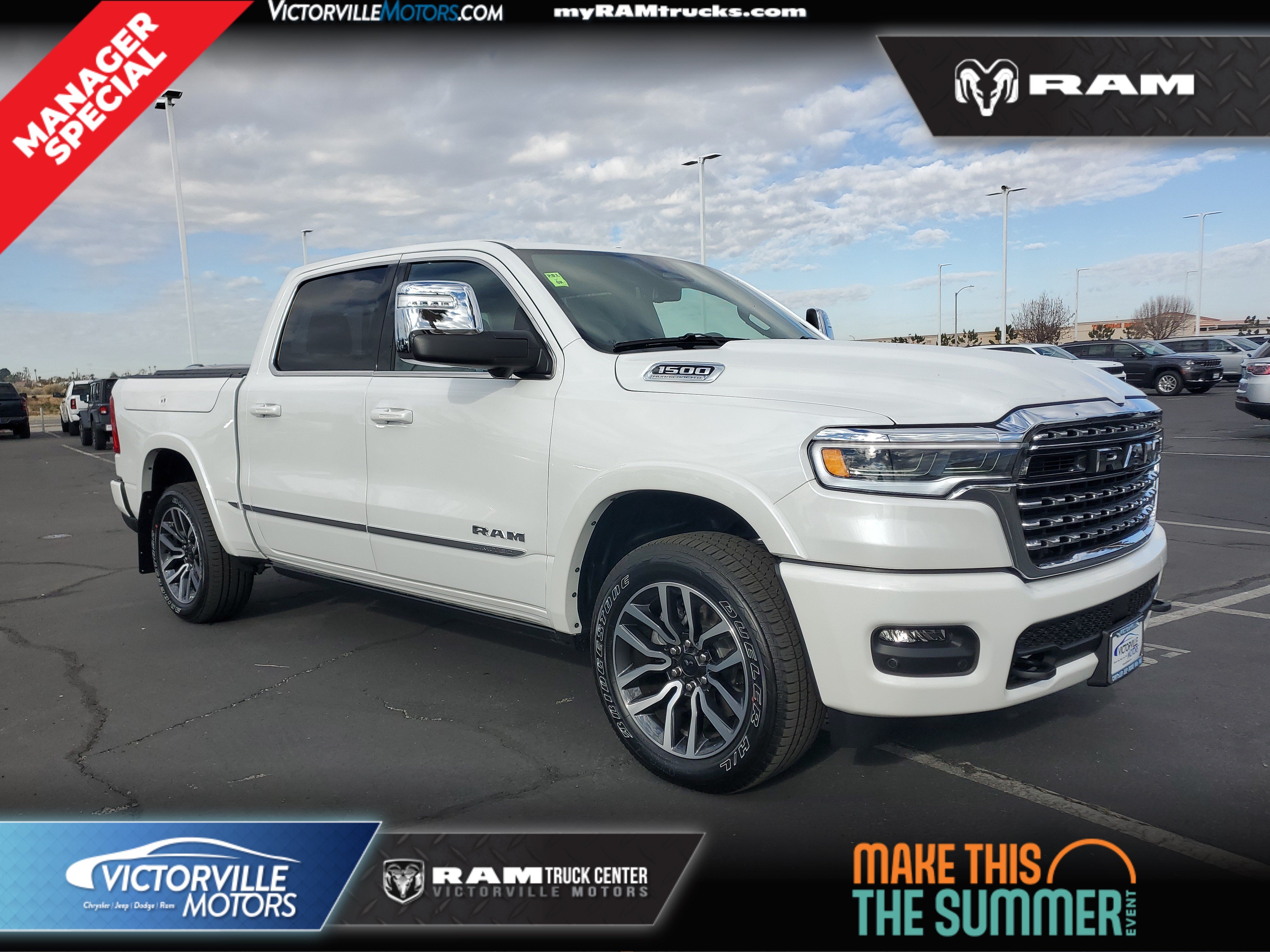 New 2026 Ivory White Tri-Coat Pearl-Coat Exterior Paint RAM Limited image 1