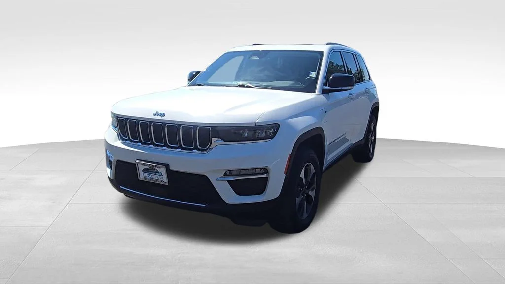 Used 2024 Bright White Clearcoat Jeep 4xe image 3