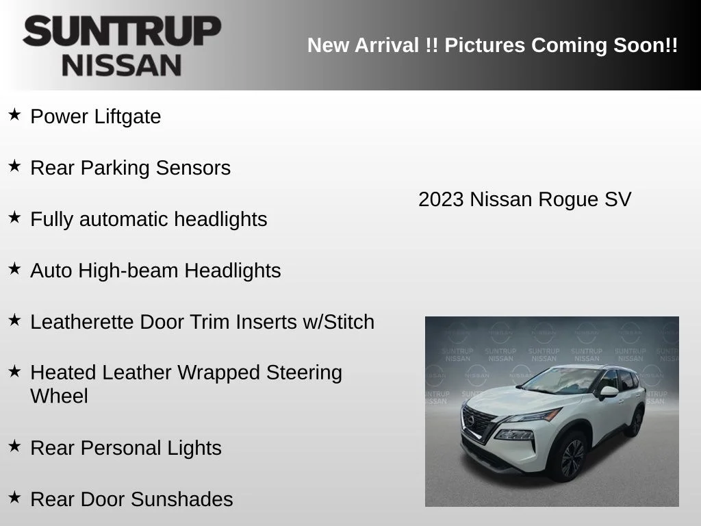 Used 2023 White Nissan SV image 11