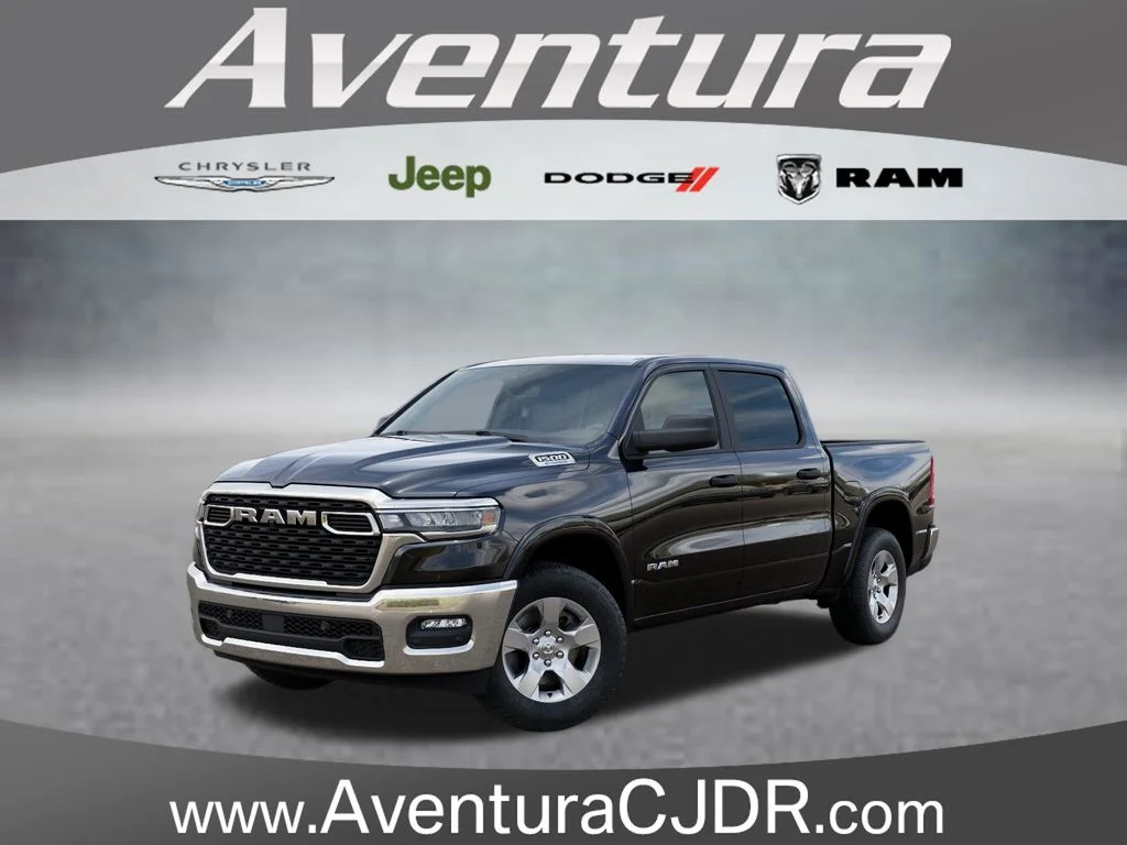 New 2026 Diamond Black Crystal Pearl-Coat Exterior Paint RAM Big Horn/Lone Star image 1