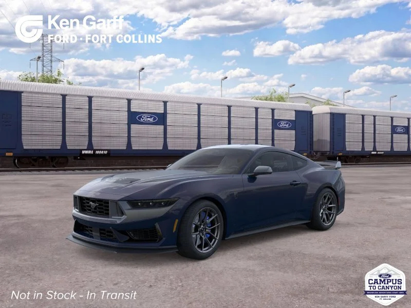 New 2026 Blue Ember Metallic Ford Dark Horse image 1