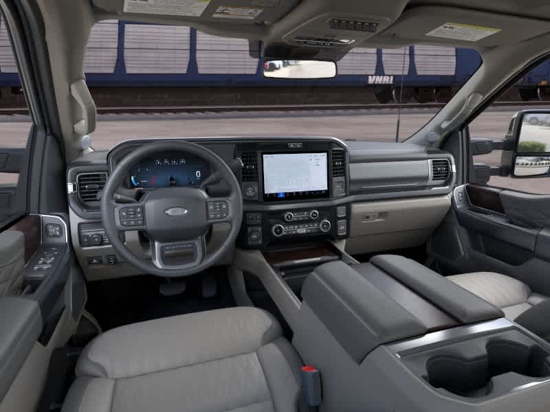 New 2026 Glacier Gray Metallic Tri-Coat Ford F-350 DRW Pickup Platinum image 9