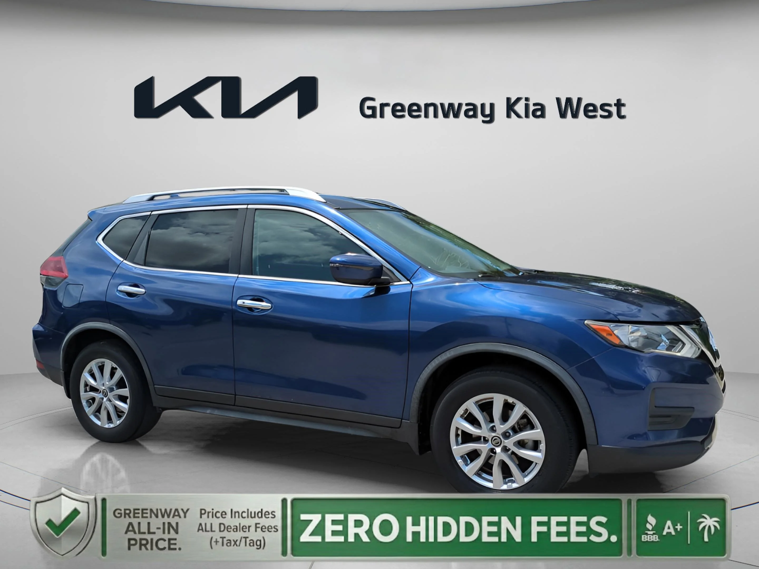 Used 2020 Caspian Blue Metallic Nissan SV image 1