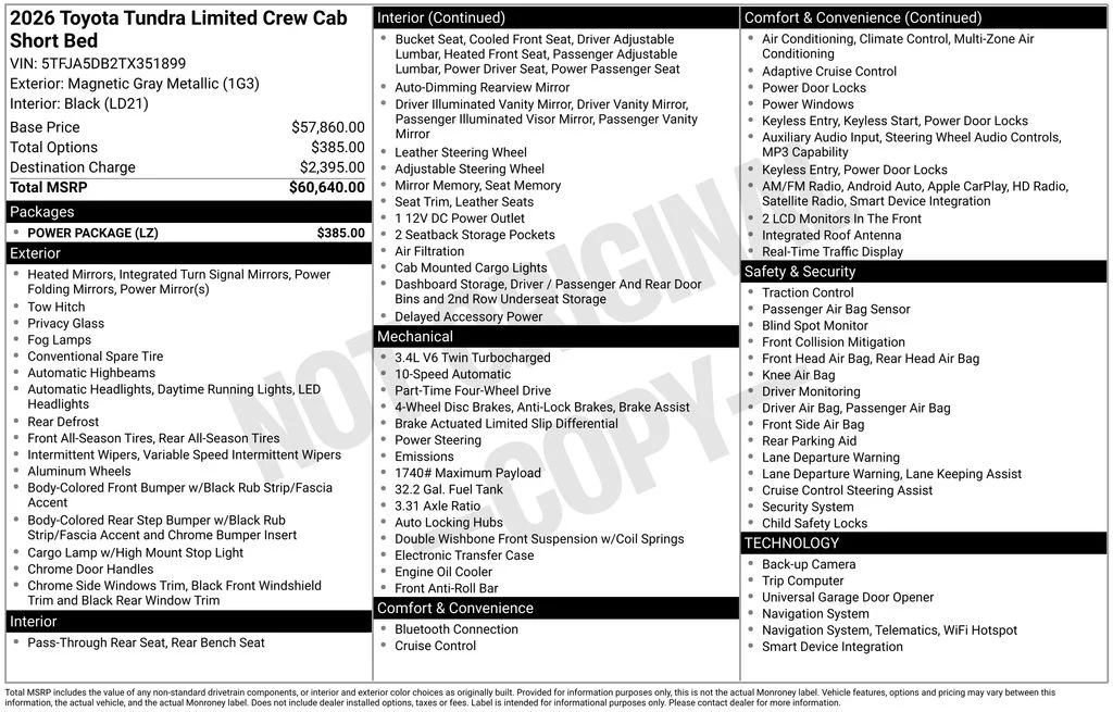 Used 2026 Gray Toyota Limited image 26