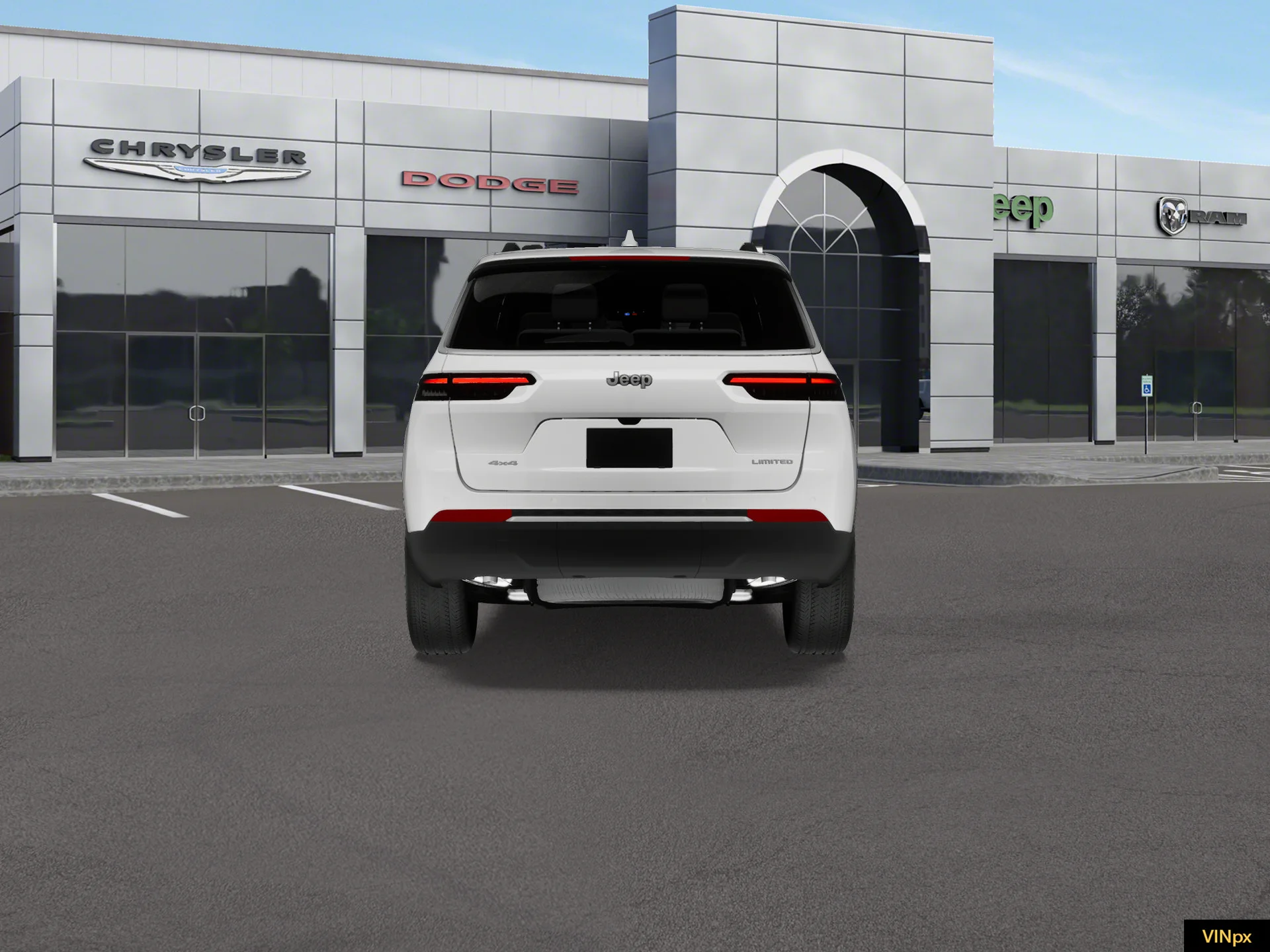 New 2027 Bright White Clearcoat Jeep Limited image 6