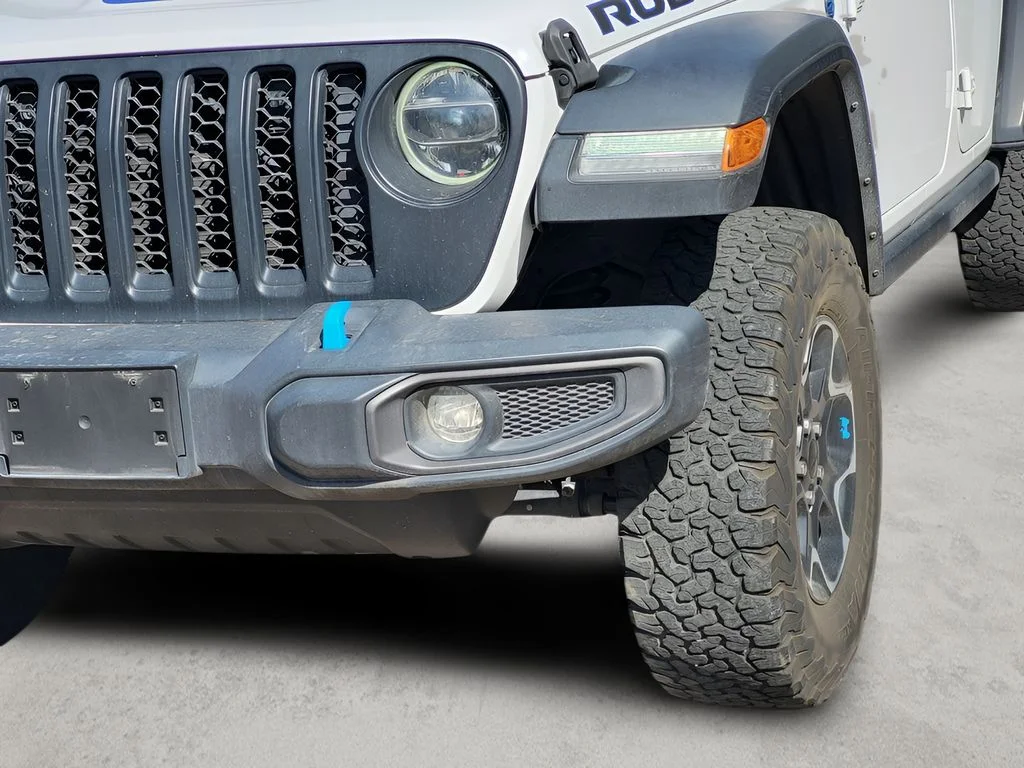 Used 2022 Bright White Clearcoat Jeep Unlimited Rubicon 4Xe image 25