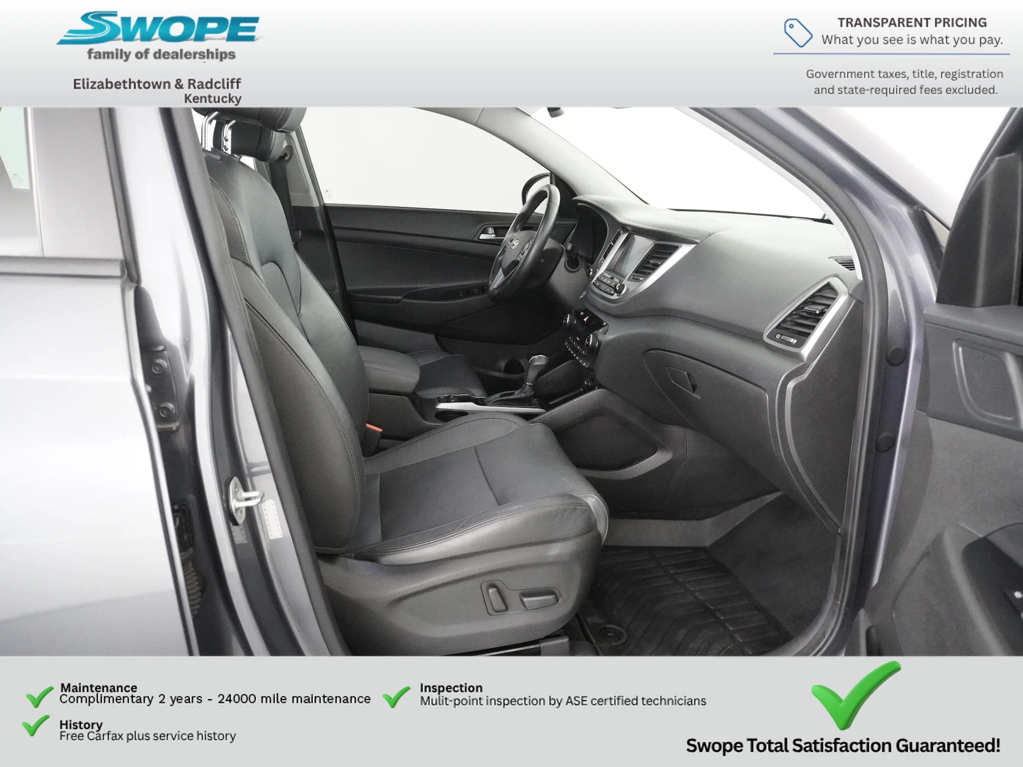 Used 2016 Coliseum Grey Hyundai Limited image 10