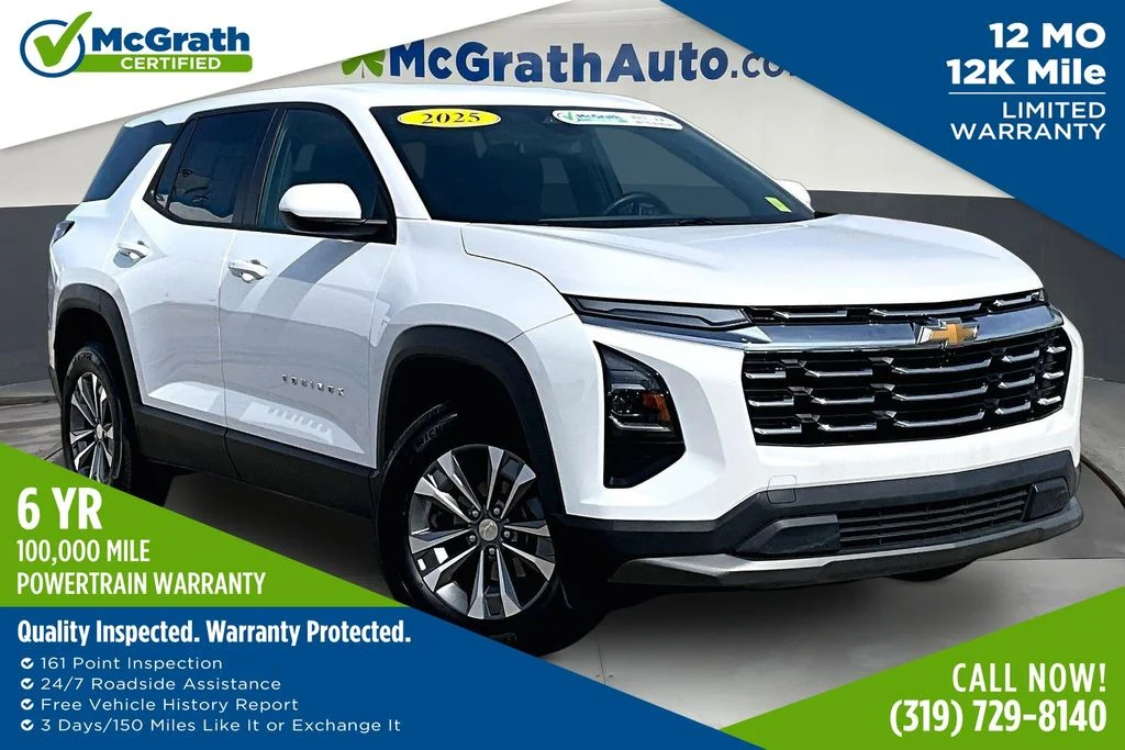 Certified Used 2025 White Chevrolet LT image 1