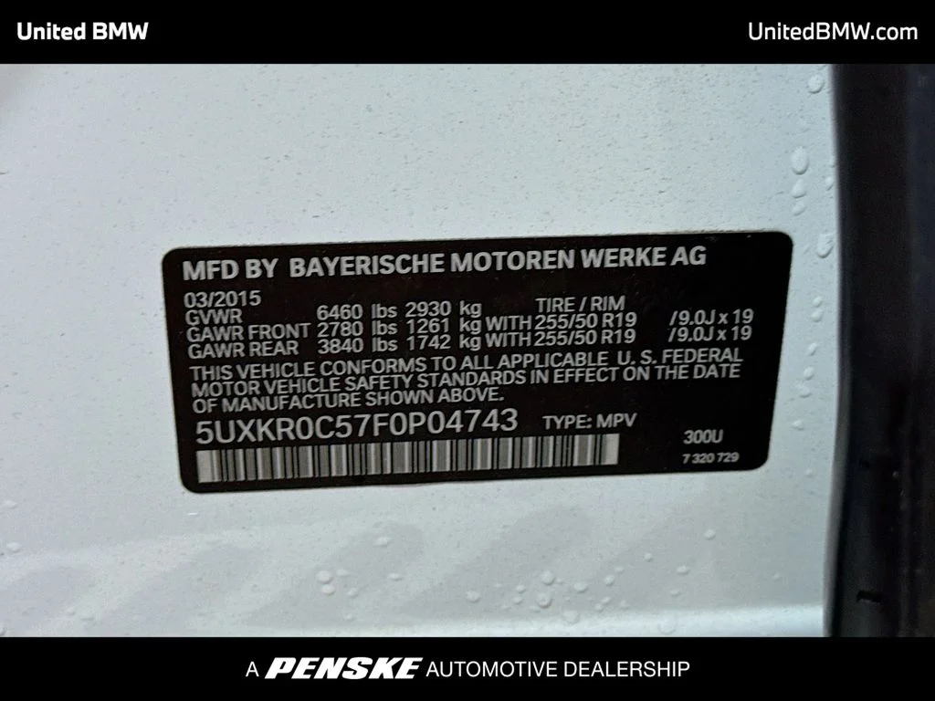 Used 2015 Alpine White BMW xDrive35i image 15