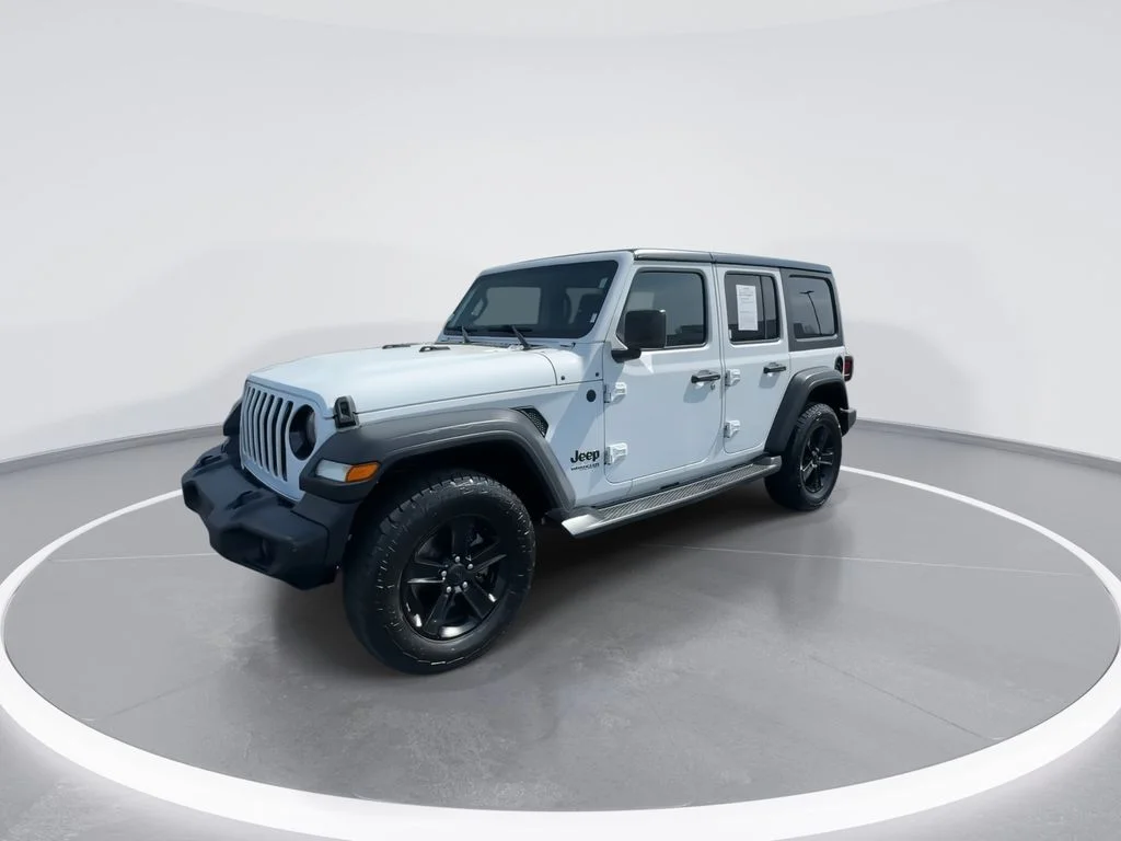 Used 2020 White Jeep Unlimited Sport Altitude image 4
