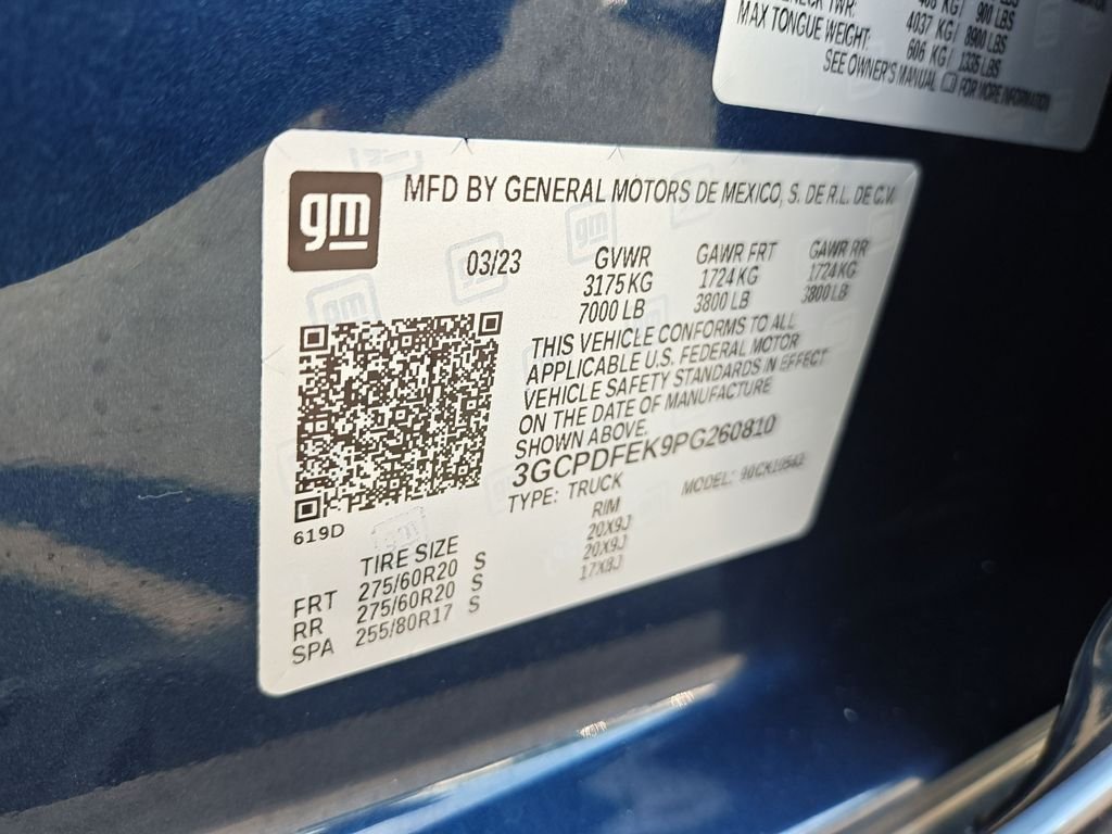 Used 2023 Blue Chevrolet LT Trail Boss image 26