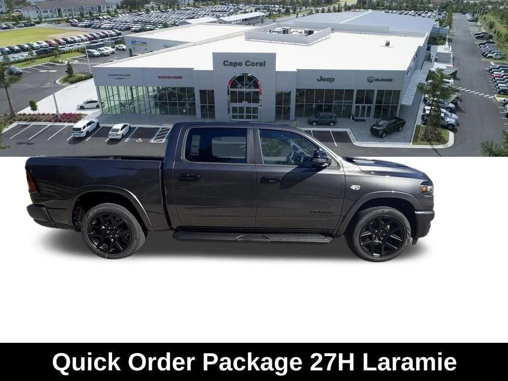 New 2026 Granite Crystal Metallic Clear-Coat Exterior Paint RAM Laramie image 3