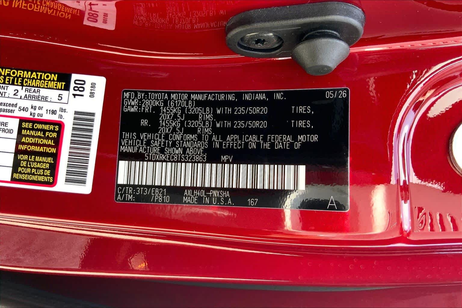 Used 2026 Ruby Flare Pearl Toyota XSE image 36