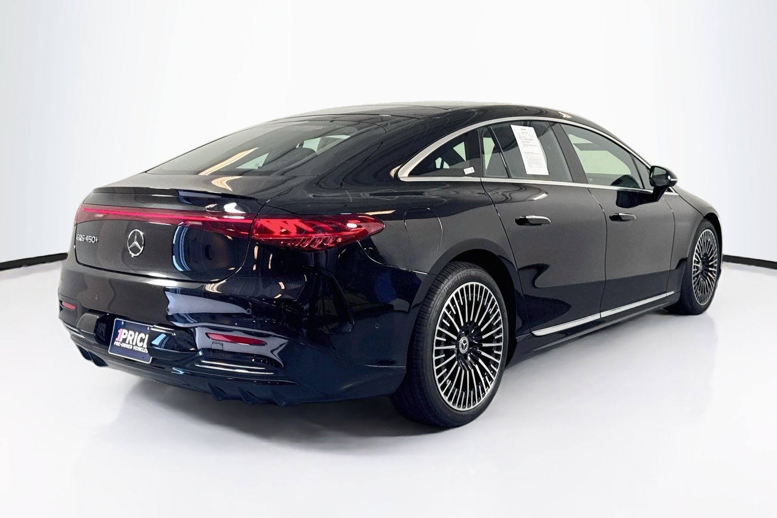 Certified Used 2022 Obsidian Black Metallic Mercedes-Benz EQS 450+ image 5