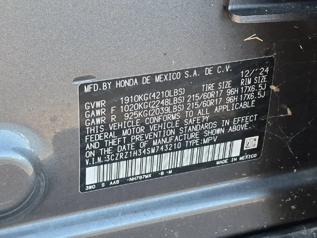 Used 2025 Gray Honda LX image 13