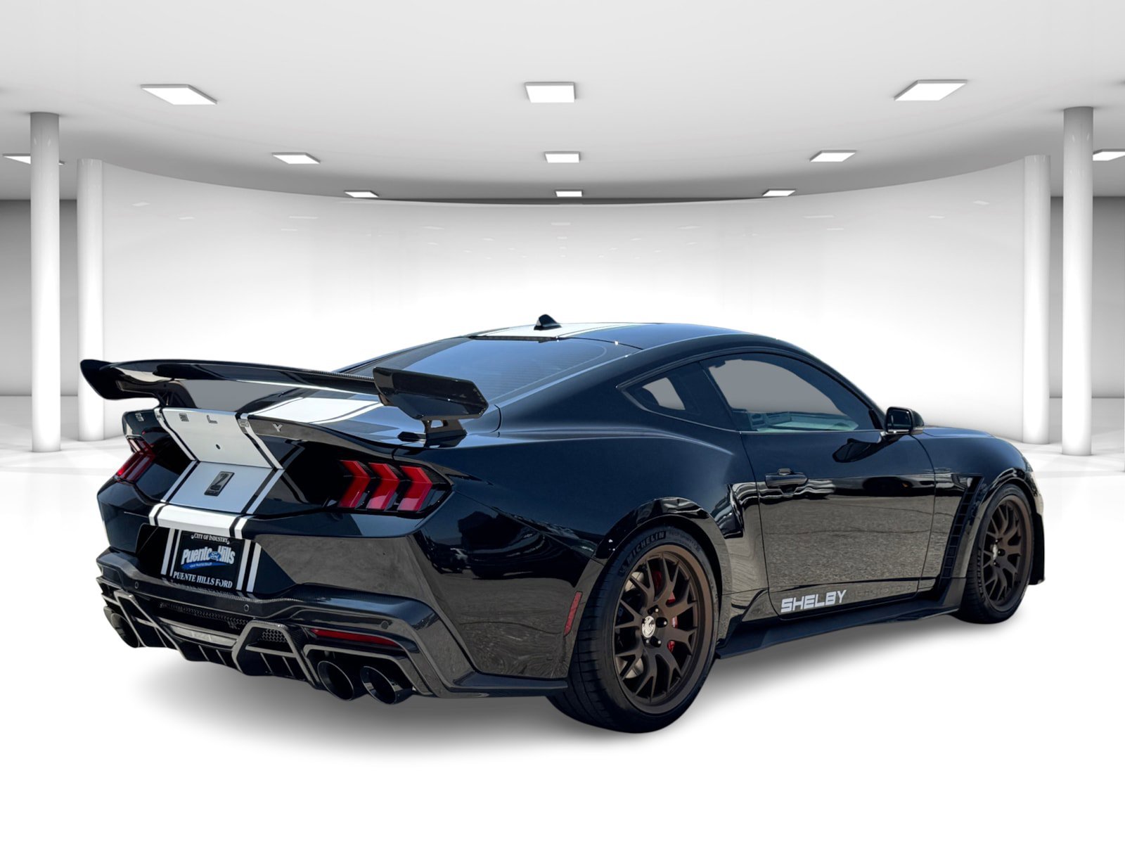 New 2025 Shadow Black Ford GT Premium Fastback image 4