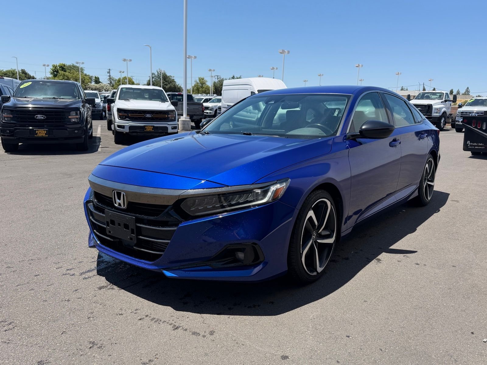 Used 2022 Blue Honda Sport Special Edition image 2