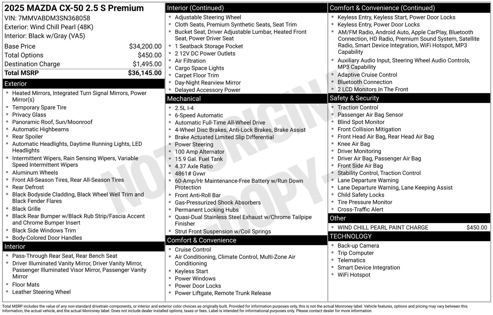 Certified Used 2025 Wind Chill Pearl Mazda 2.5 S Premium Package image 27