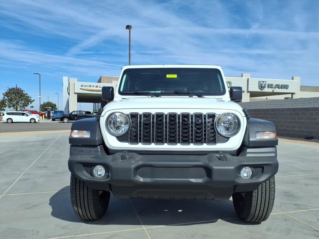 New 2026 Bright White Clear-Coat Exterior Paint Jeep Sport image 2
