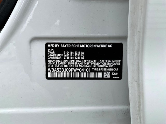 Used 2023 White BMW 540i image 22