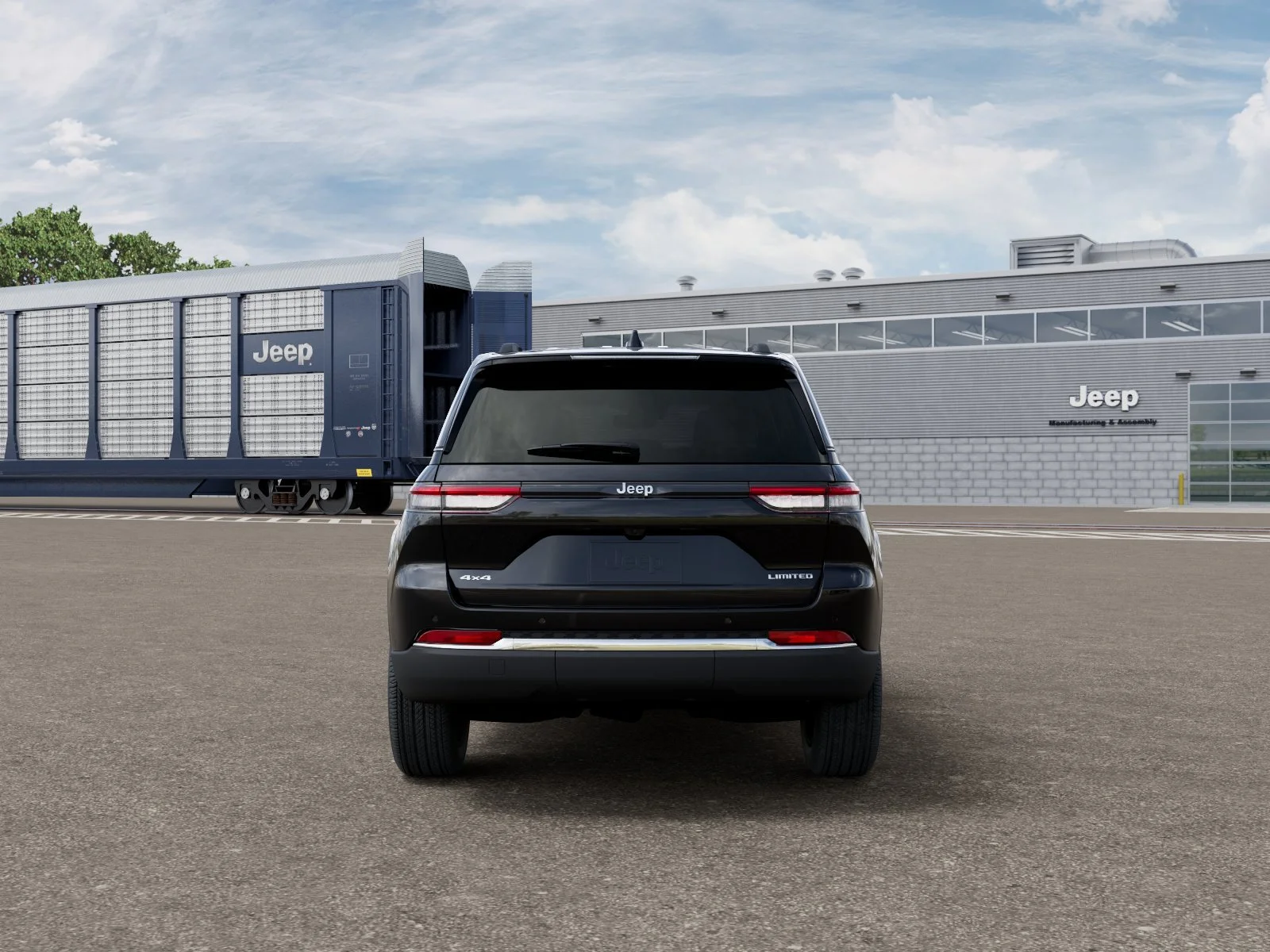 New 2026 Diamond Black Crystal Pearlcoat Jeep Limited image 7